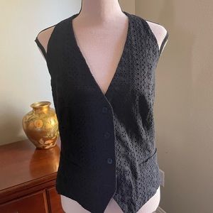 Ralph Lauren eyelet vest
